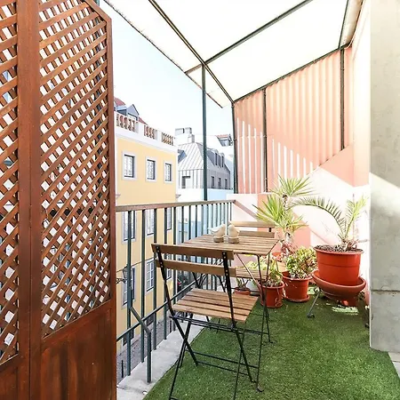 Principe Real Balcony By Homing Apartment *